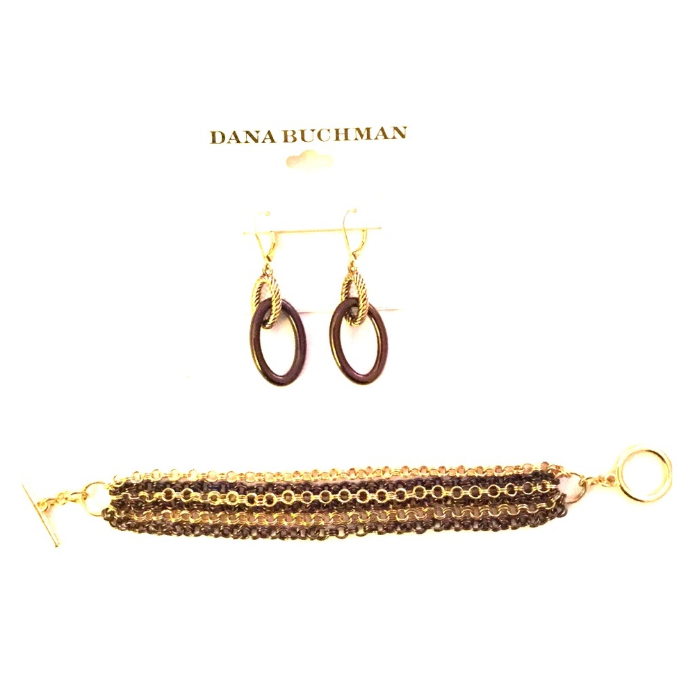 Dana Buchman earnings and bracelet set